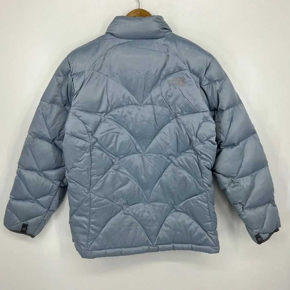 The North Face Girls XL Blue Quilted Diamond Puffer‎ Jacket Winter Coat 550
